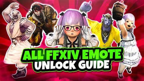 tech find ffx|ffxiv unlockable emotes.
